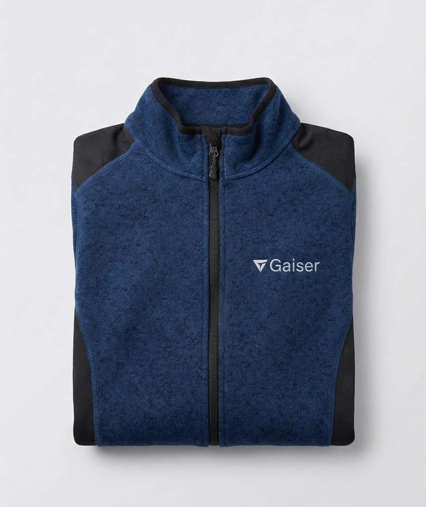 Bestickte Fleecejacke