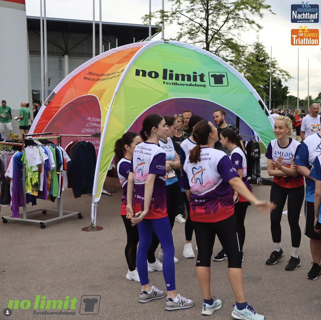 NoLimit Eventstand mit Teamwear