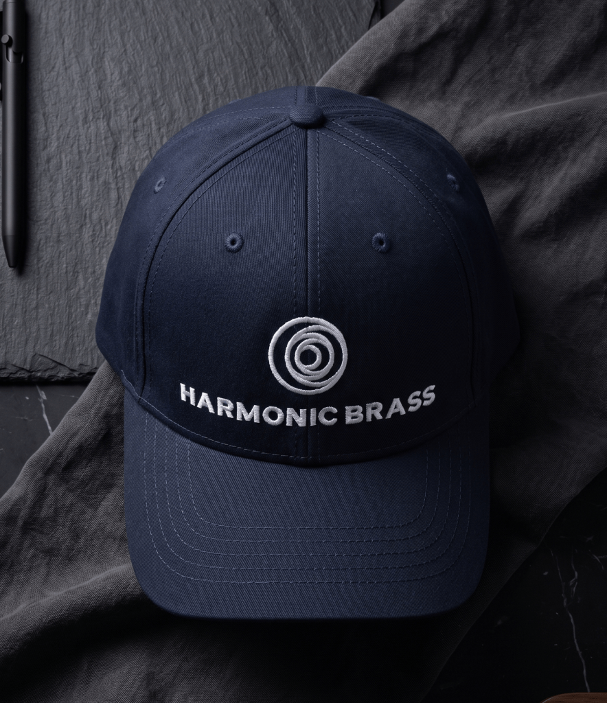 Harmonic Brass bestickte Cap
